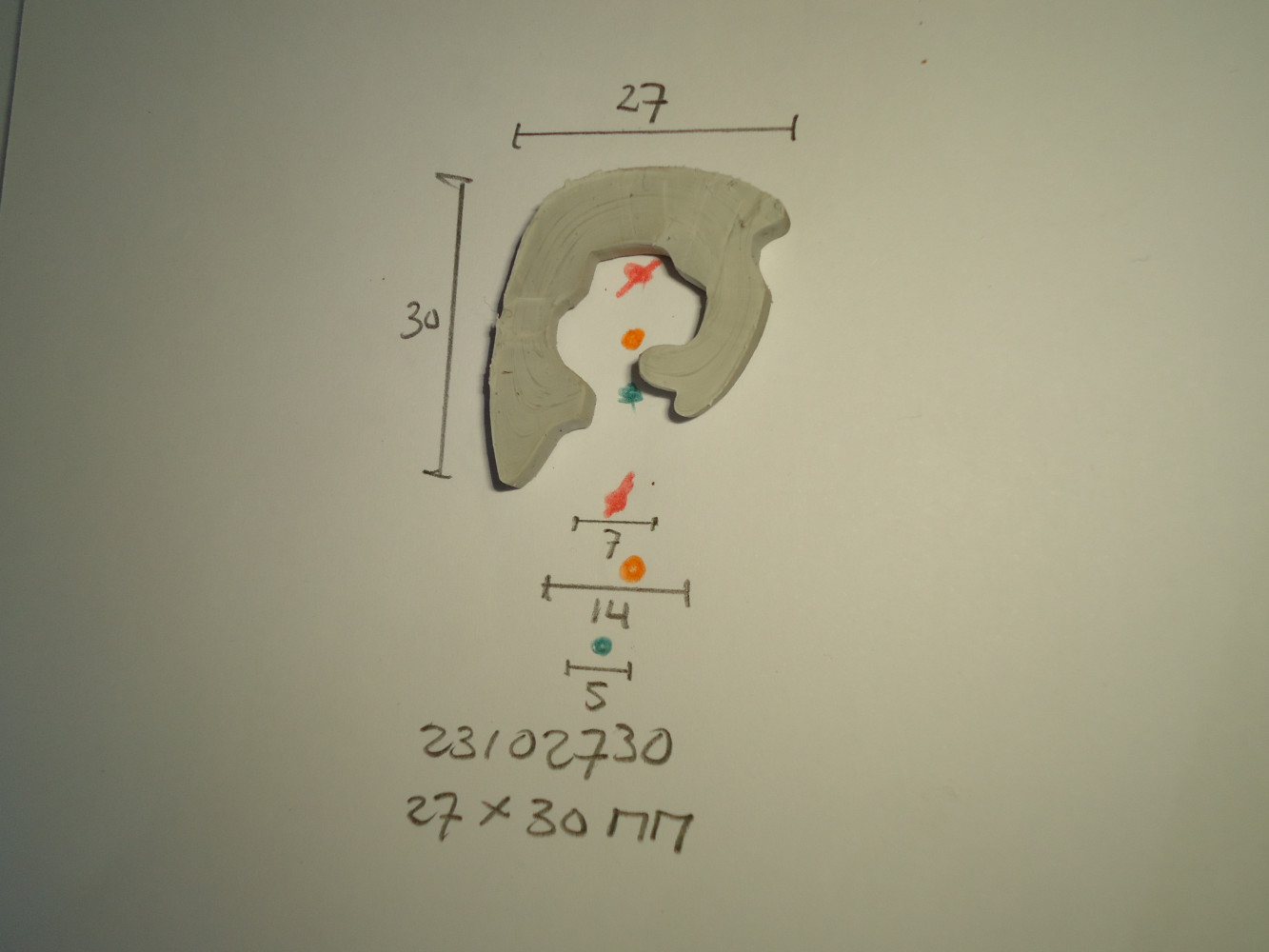 Bootrubber 27x30mm - Dsc03554 - 23102730