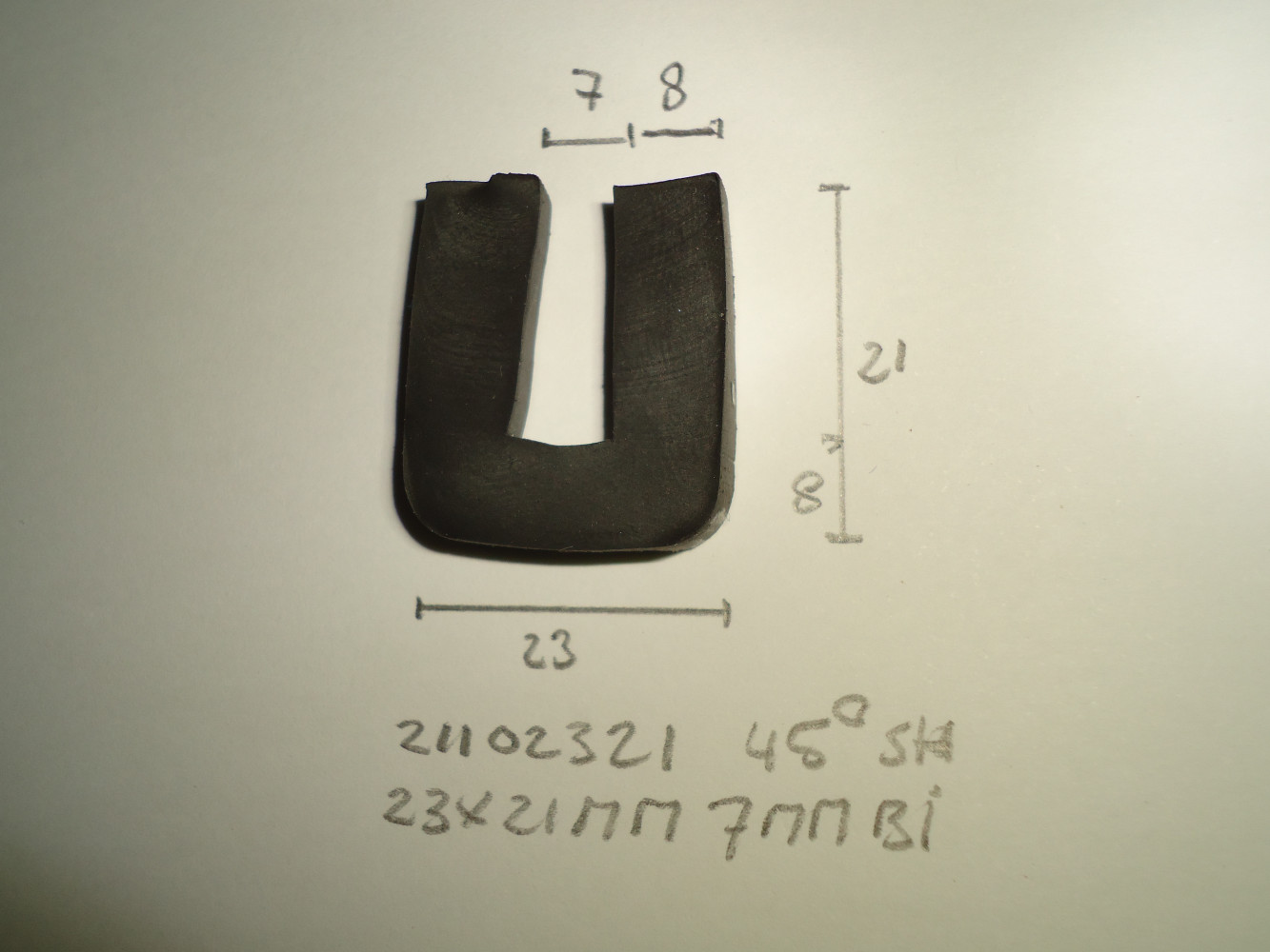 U-profiel 23x21mm 7mm bi 45&ordm; sh - Dsc03627 - 21102321