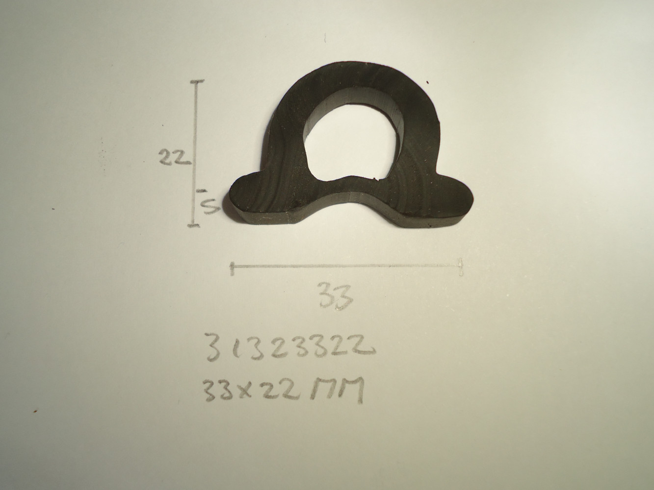 Omega stootrubber 33x22mm - Dsc03859 - 31323322