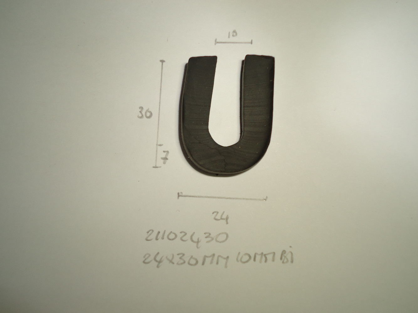 U-profiel 24x30mm 10mm binnen - Dsc03899 - 21102430