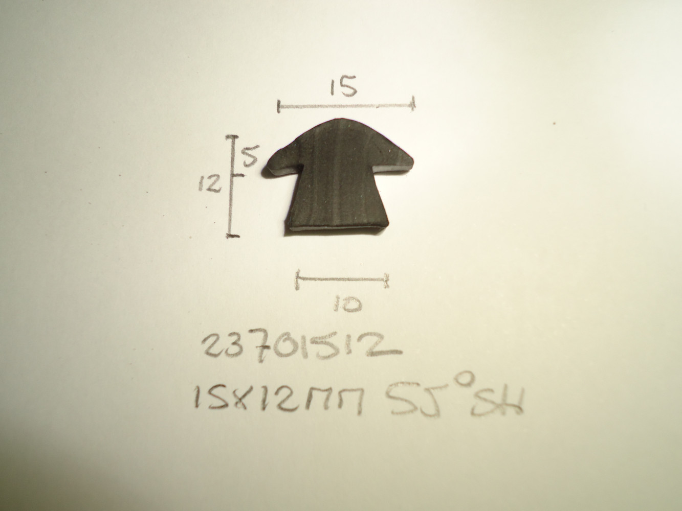 Stootlijst 15x12mm 55&ordm; shore - Dsc04030 - 23701512