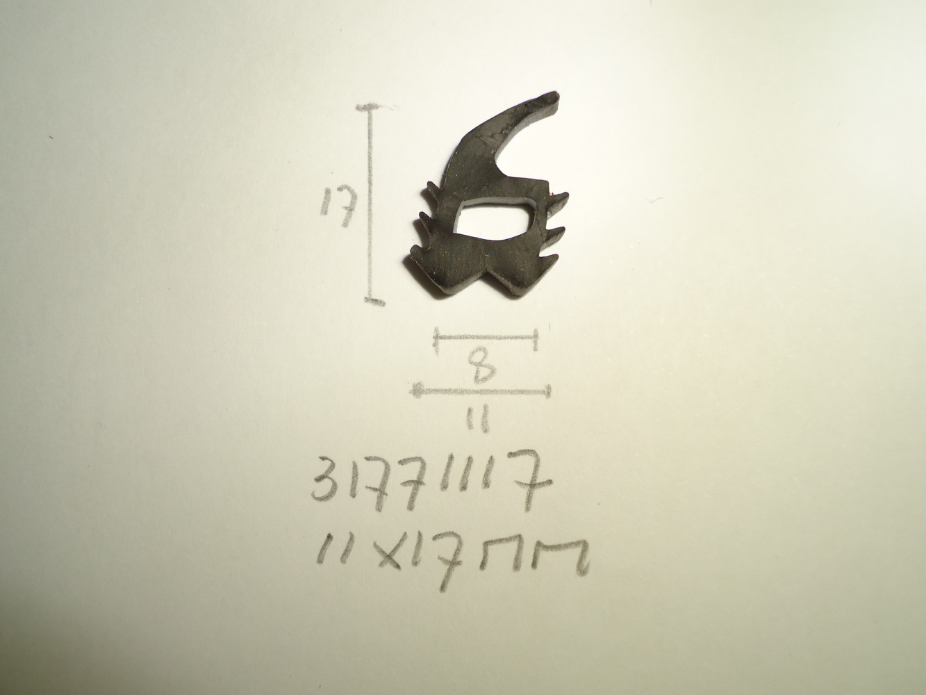 Aanslagrubber 11x17mm deurrubber - Dsc04163 - 31771117