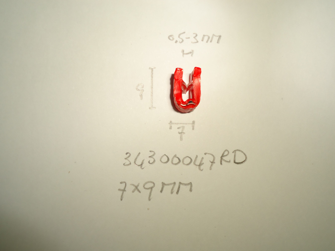 Kantafwerkprofiel 0.5-3mm bi rood - Dsc04188 - 34300047RD