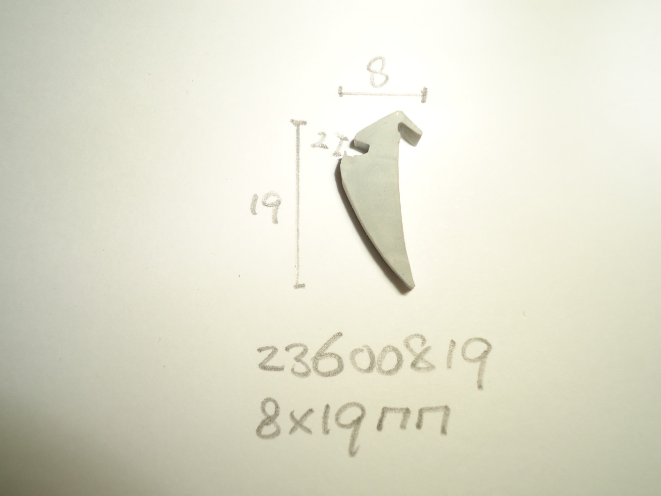 Raamrubber 8x19mm - Dsc04283 - 23600819