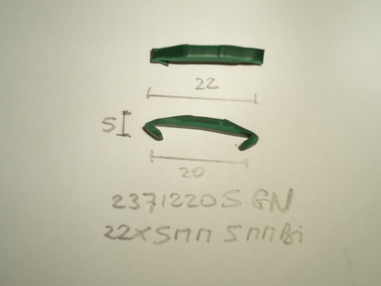Stootrand 22x5mm groen - Dsc04288 - 23712205GN