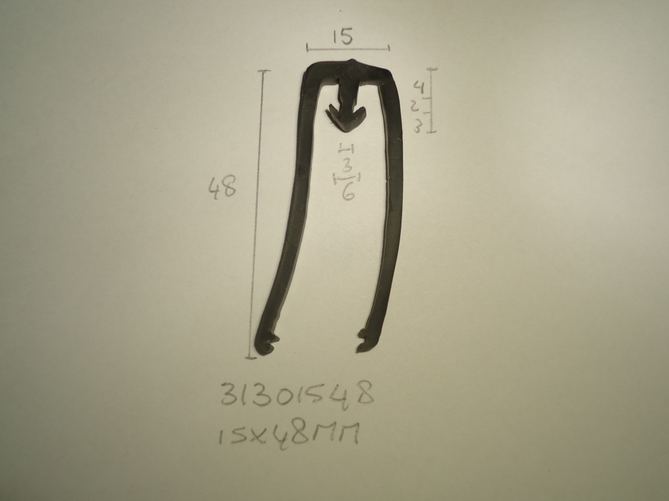 Nokprofiel 15x48mm serre - Dsc04500 - 31301548