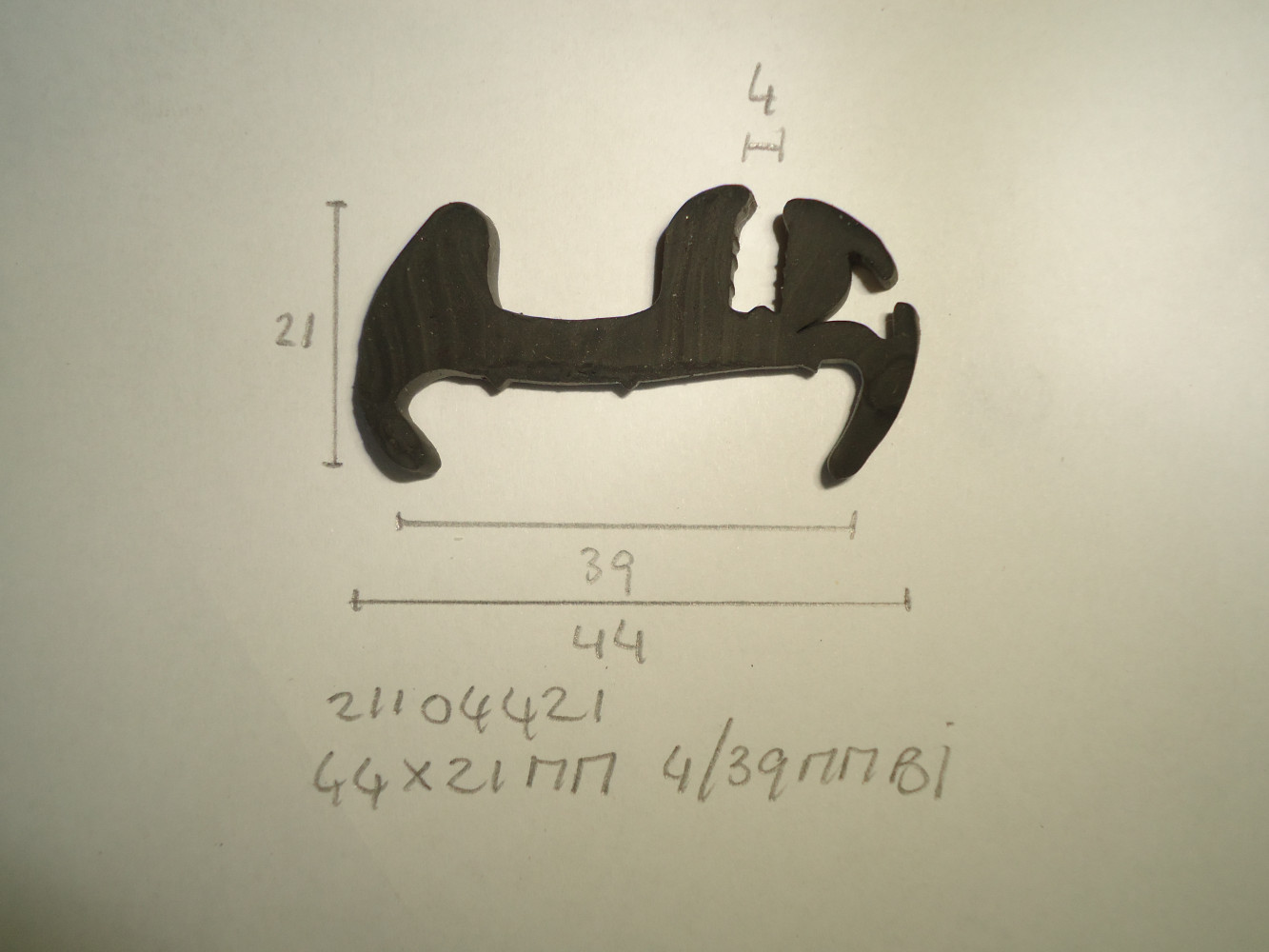 H-profiel 44x21mm 4/39mm bi - Dsc04566 - 21104421