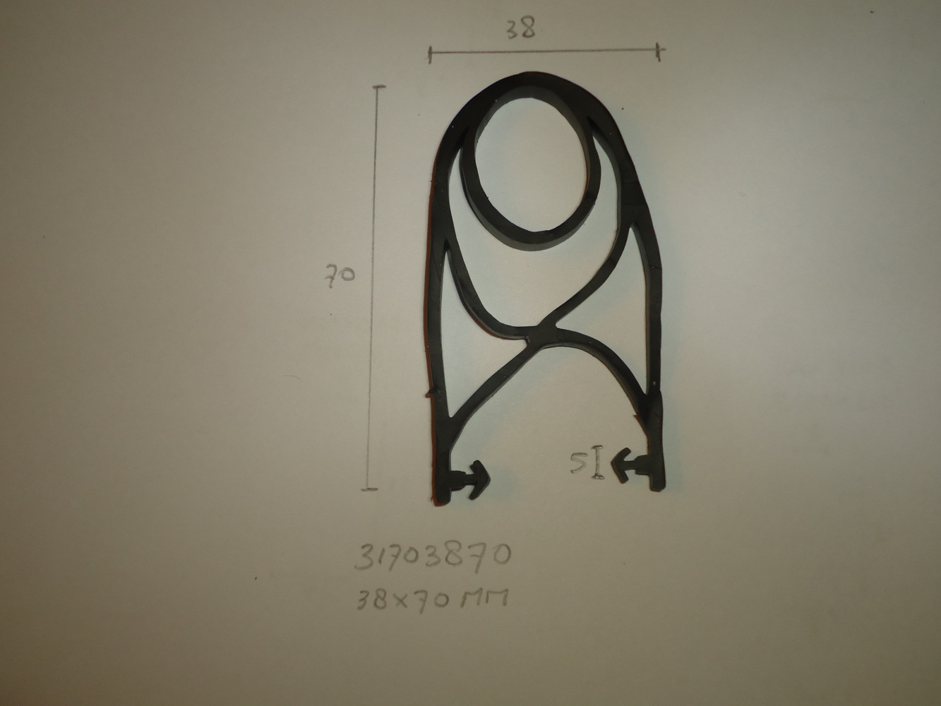 Overhead deurrubber 38x70mm - Dsc05180 - 31703870