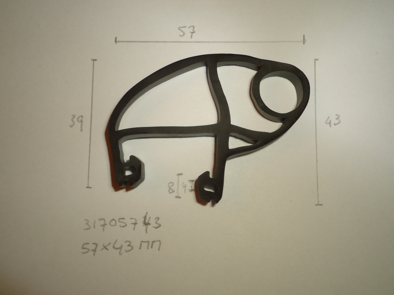 Overhead deurrubber 57x43mm - Dsc05185 - 31705743