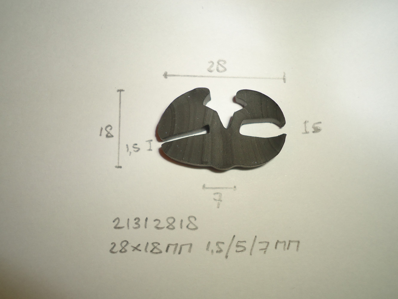 H- profiel 28x18mm 1.5/5/7mm - Dsc05231 - 21312818
