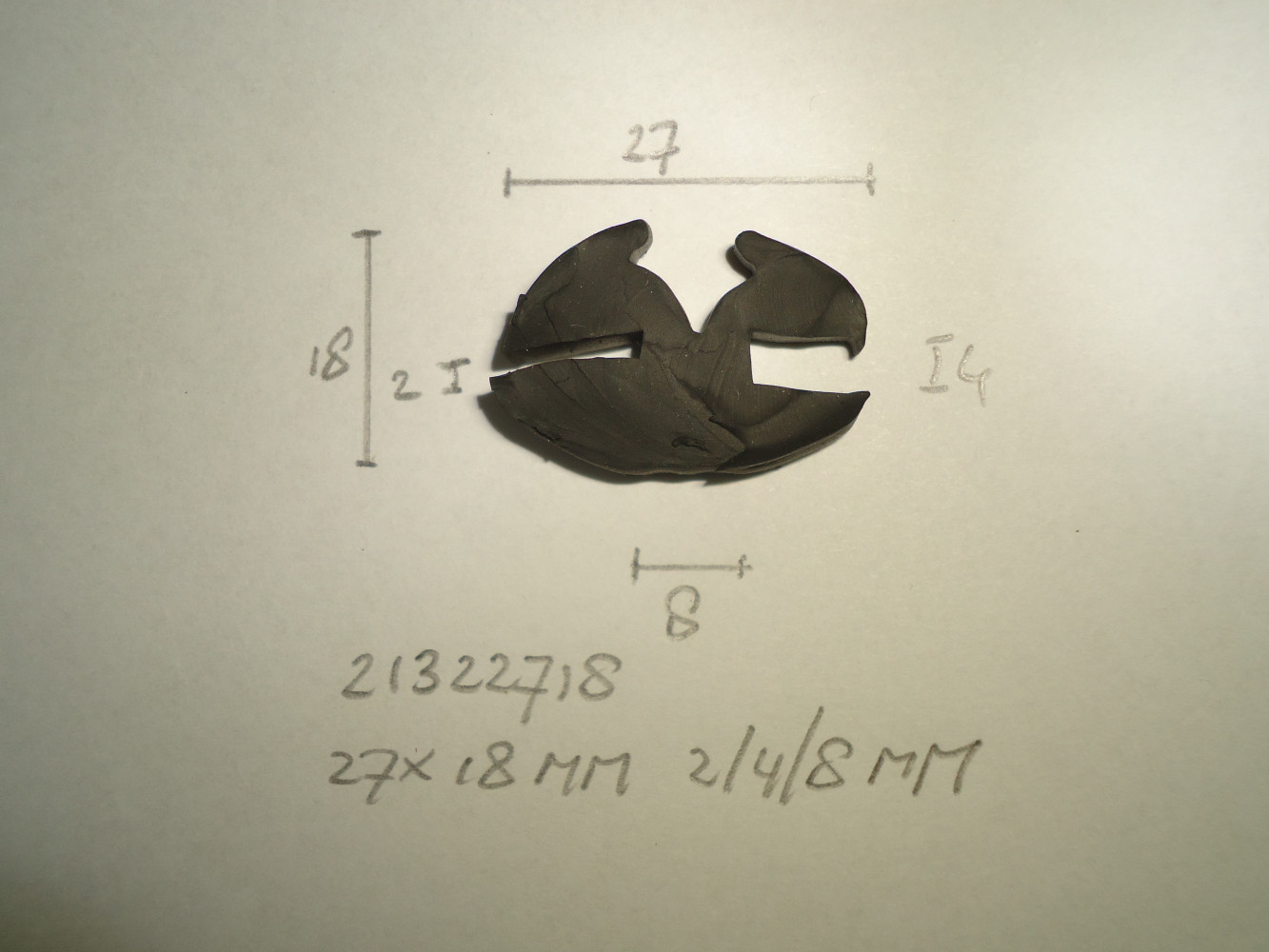 Raamrubber 27x18mm 2/4/8mm - Dsc05240 - 21322718