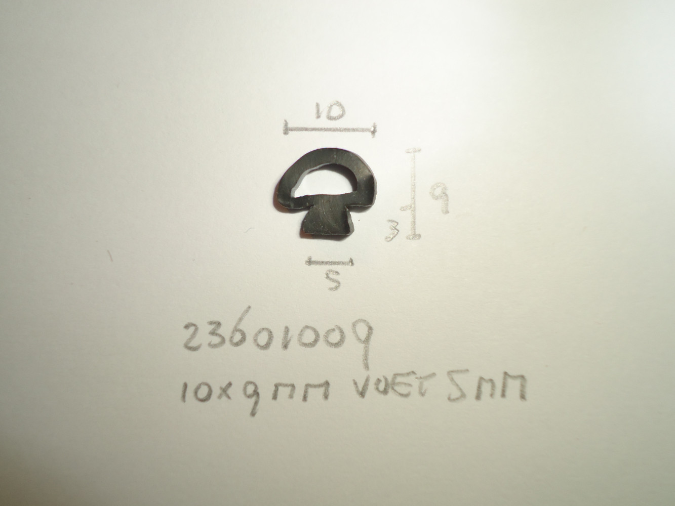 Raamrubber 10x9mm - Dsc05659 - 23601009