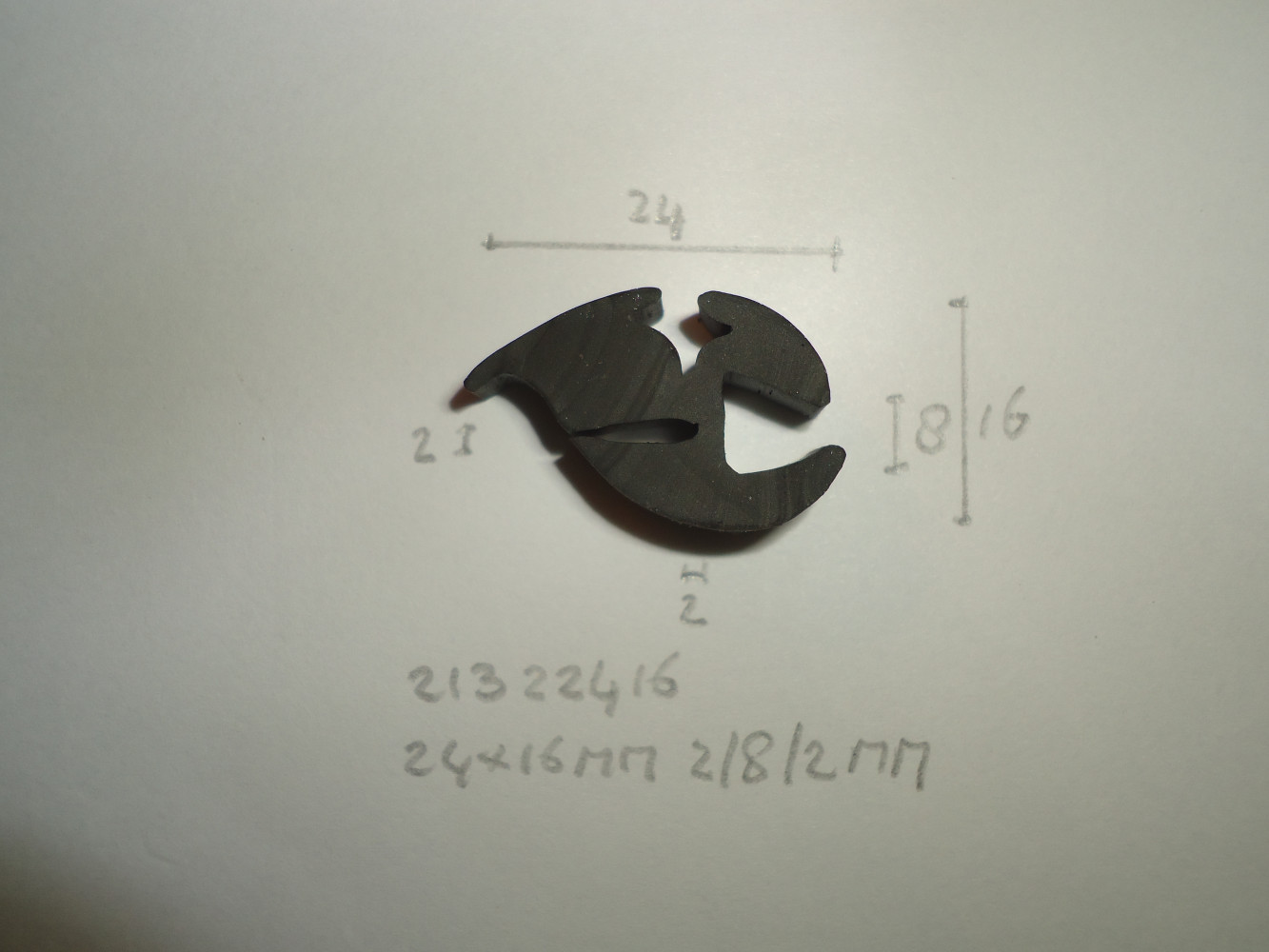 H- profiel 24x16mm 2/8/2mm - Dsc06044 - 21322416