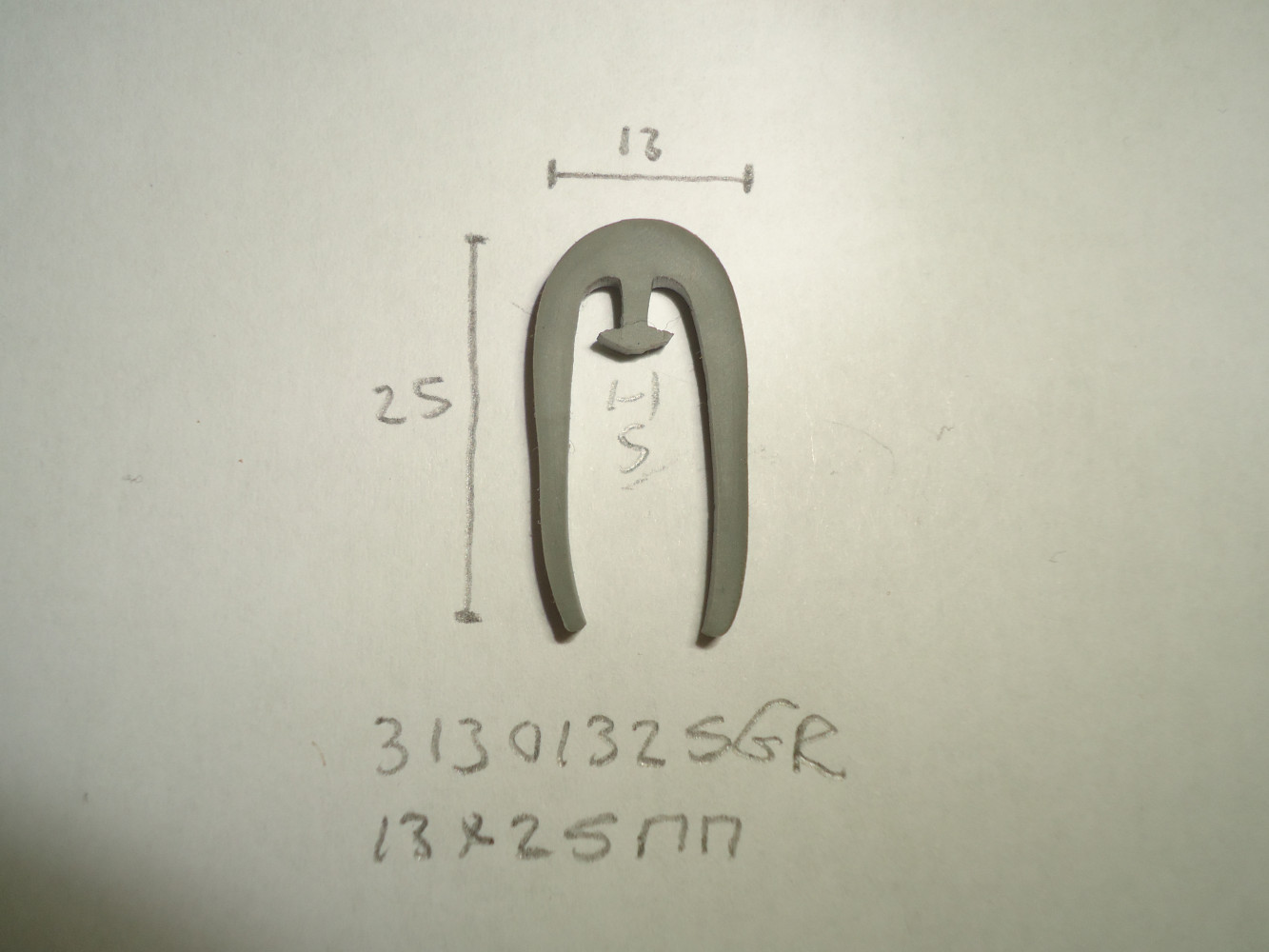 Nokprofiel 13x25mm serre - Dsc06151 - 31301325GR