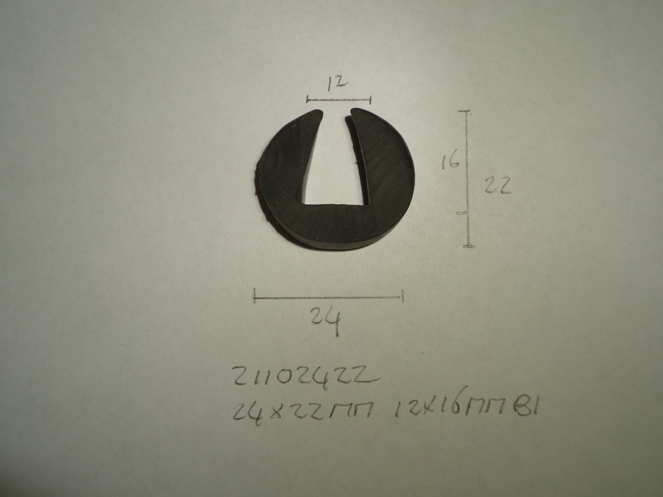 U- profiel 24x22mm 12x16mm bi - Dsc06207 - 21102422