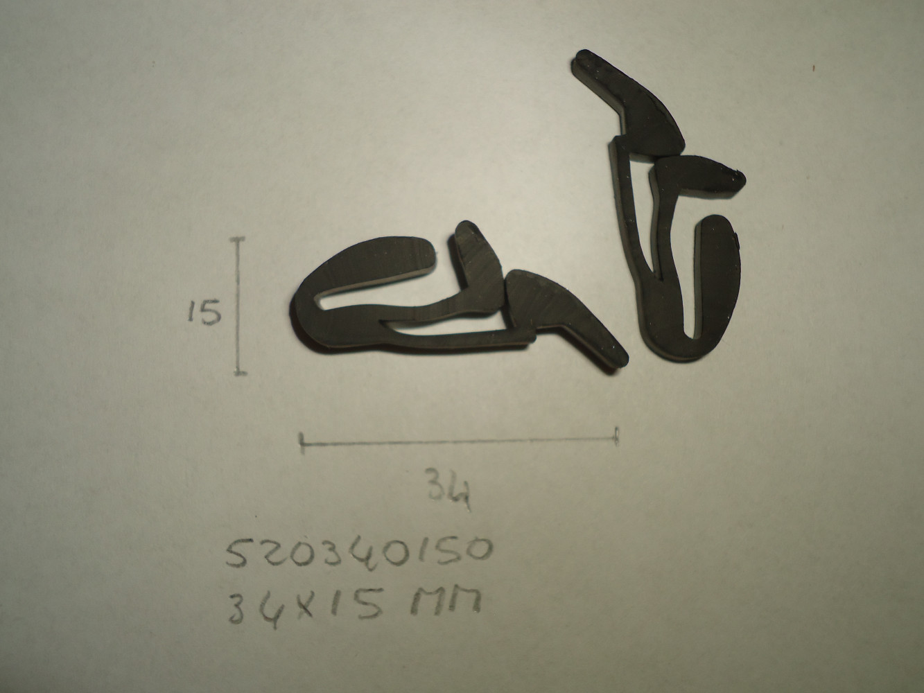 Spatbord rubber 34x15mm - Dsc06226 - 520340150