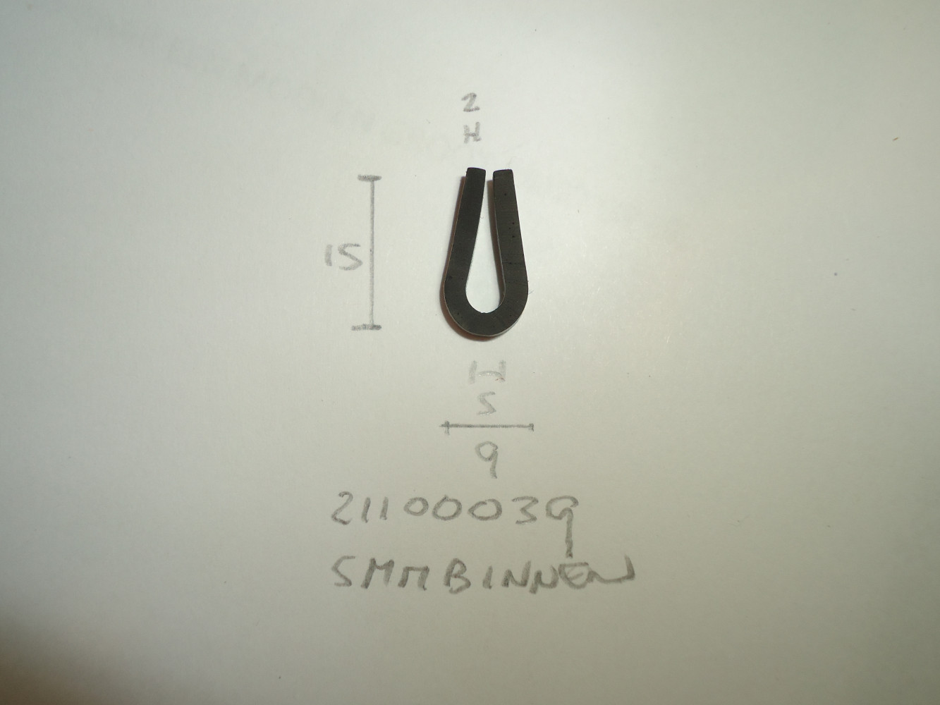 U- profiel 9x15mm 5mm bi - Dsc06416 - 21100039