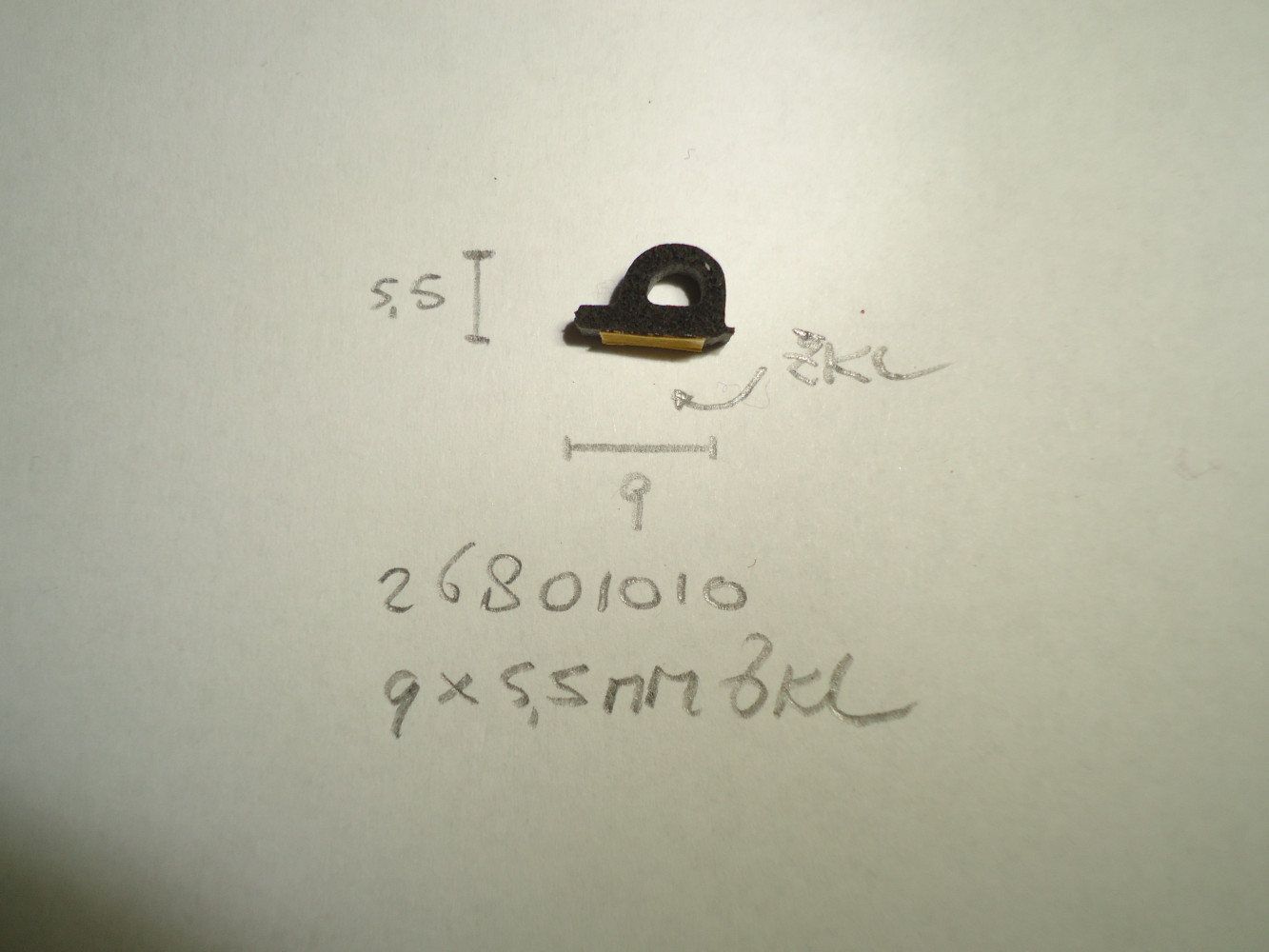 Tochtprofiel 9x5.5mm ZKL mosrubber - Dsc06468 - 26901010