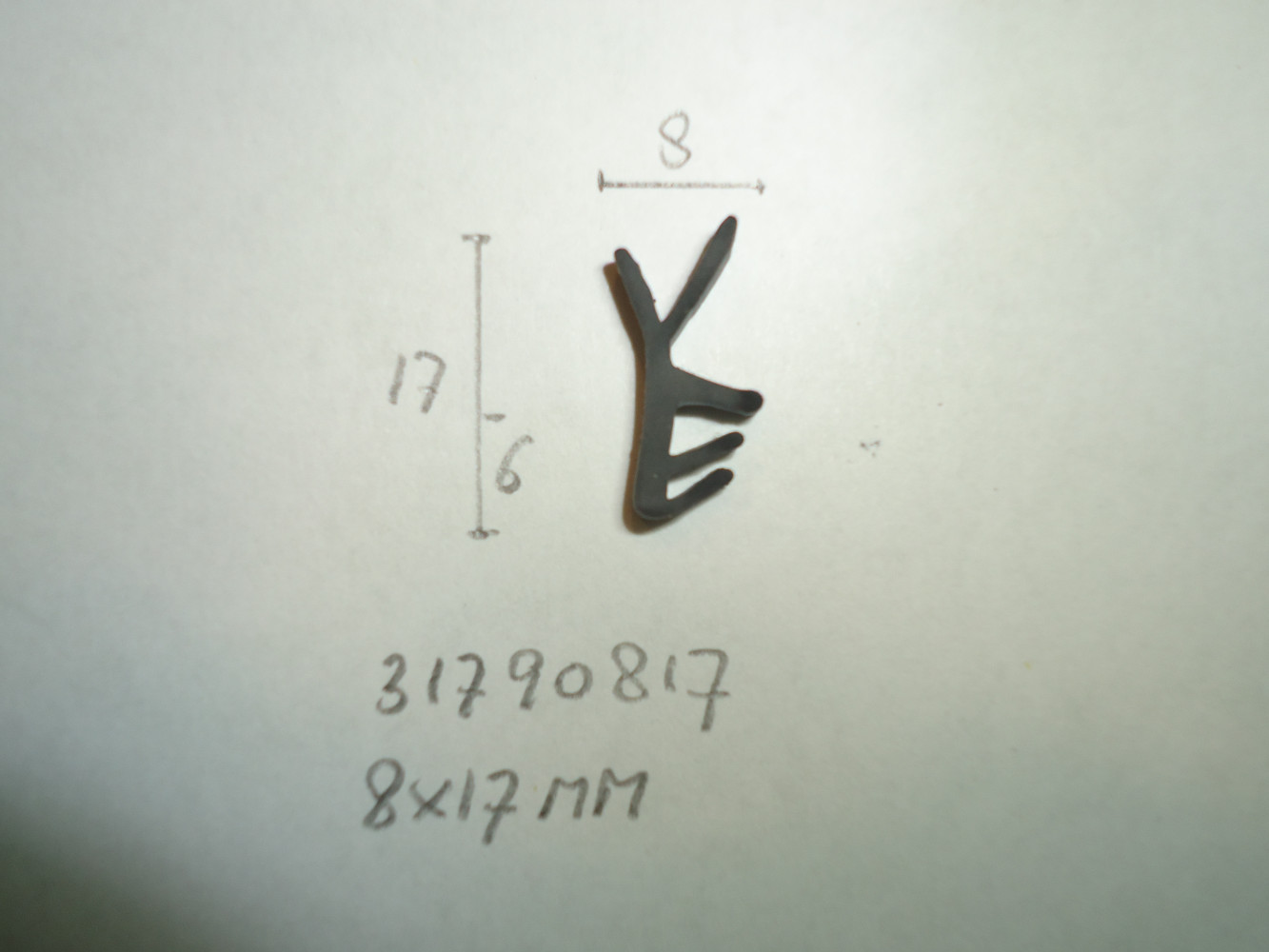 Schuifdeurrubber 8x17mm - Dsc06555 - 31790817