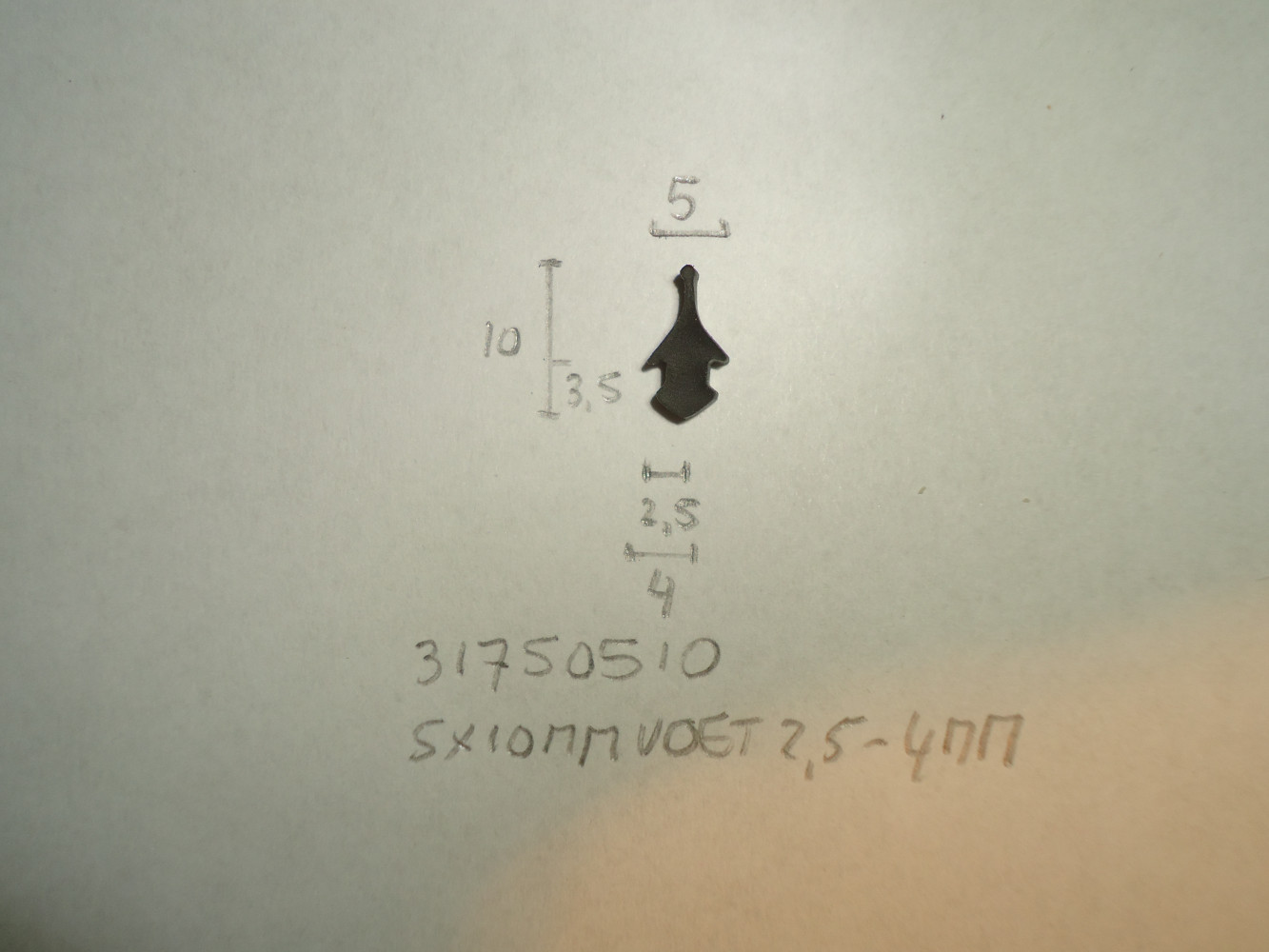 Kozijnprofiel 5x10mm voet 2.5- 4mm - Dsc06589 - 31750510