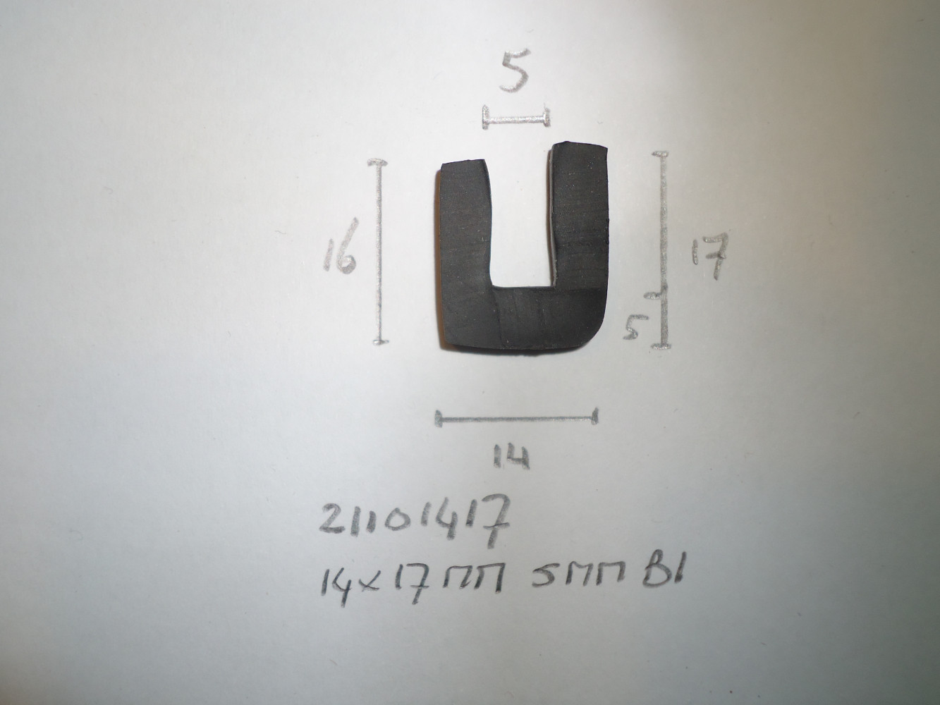 U- profiel 14x17mm 5mm bi - Dsc06974 - 21101417