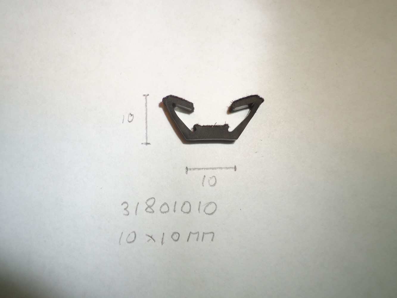 Raamprofiel 10x10mm ruit 4- 5mm - Dsc07191 - 31801010