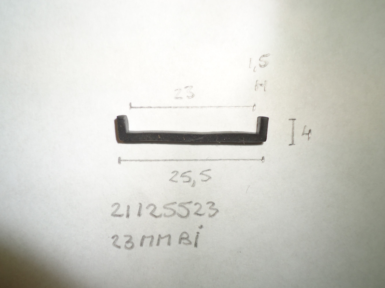 U- profiel 25.5x4mm 23mm bi - Dsc07227 - 21125523