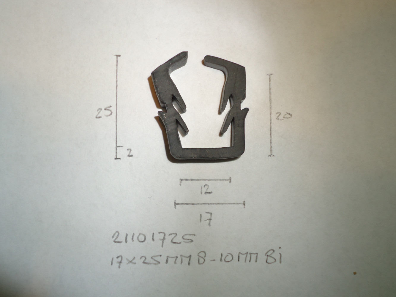 U- profiel dubbelglas 17x25mm 8- 10mm bi - Dsc07387 - 21101725