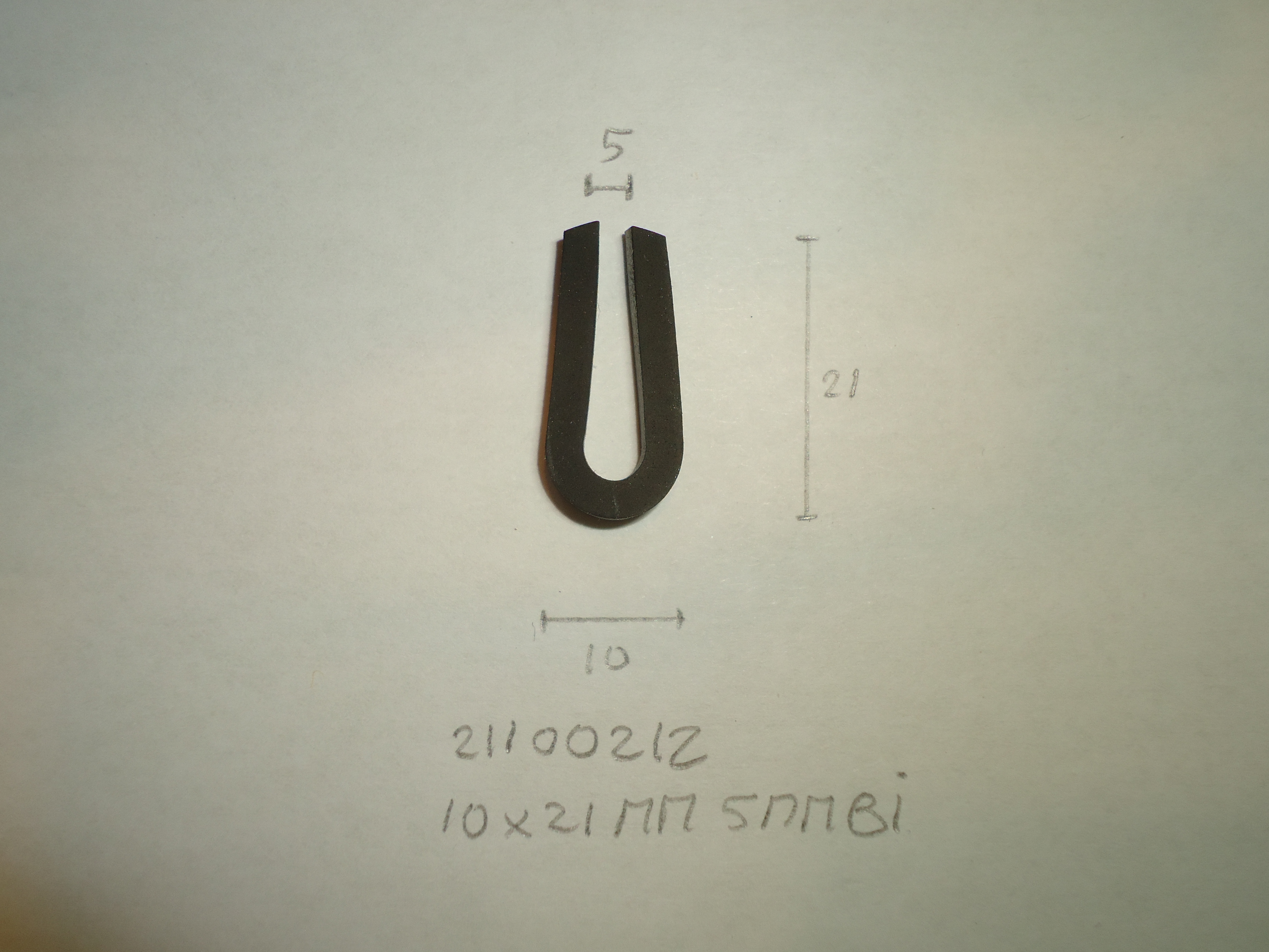 U- profiel 10x21mm 5mm bi - Dsc07600 - 21100212