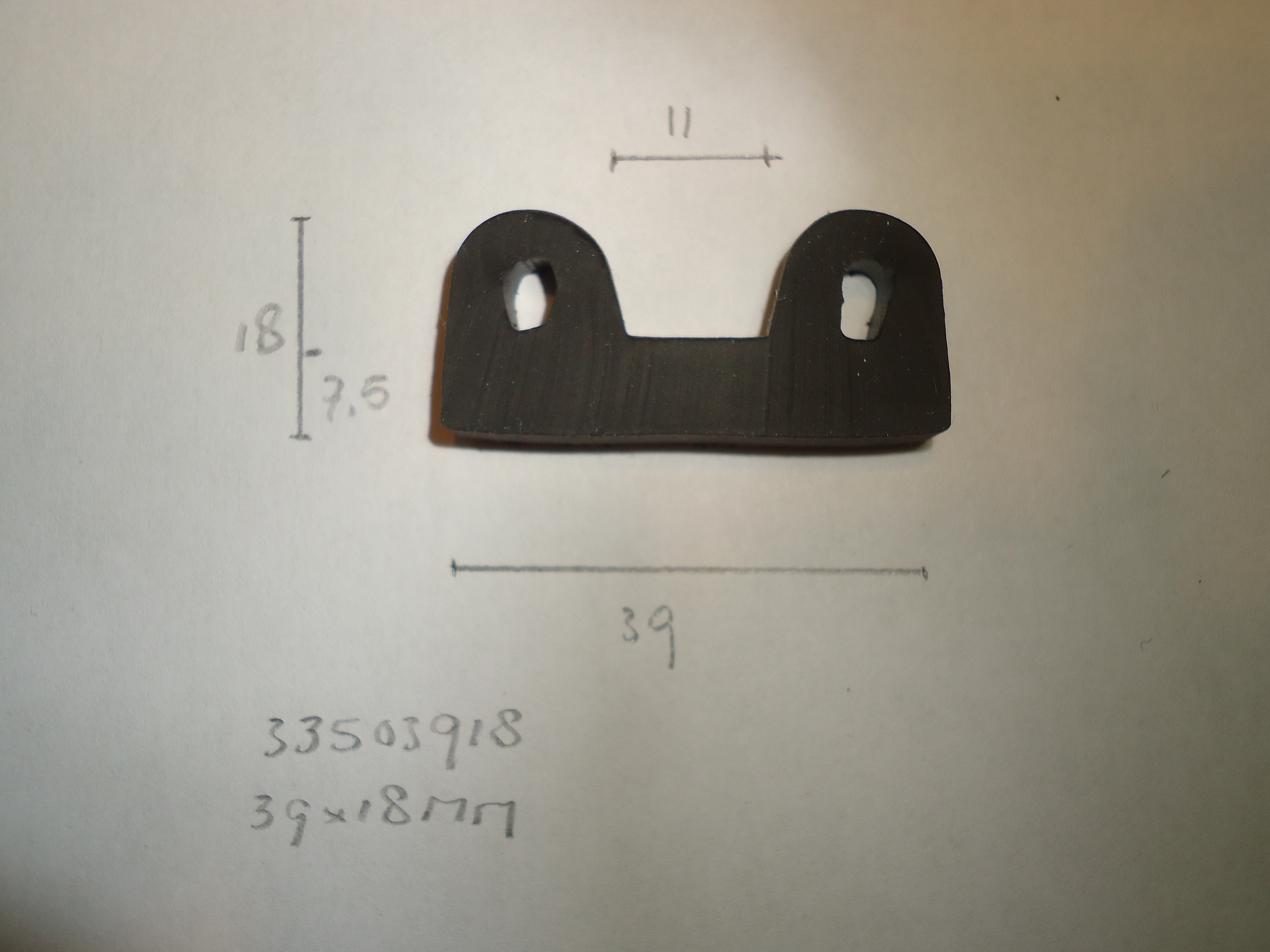 Dubbel Kraalprofiel 39x18mm - Dsc07656 - 33503918