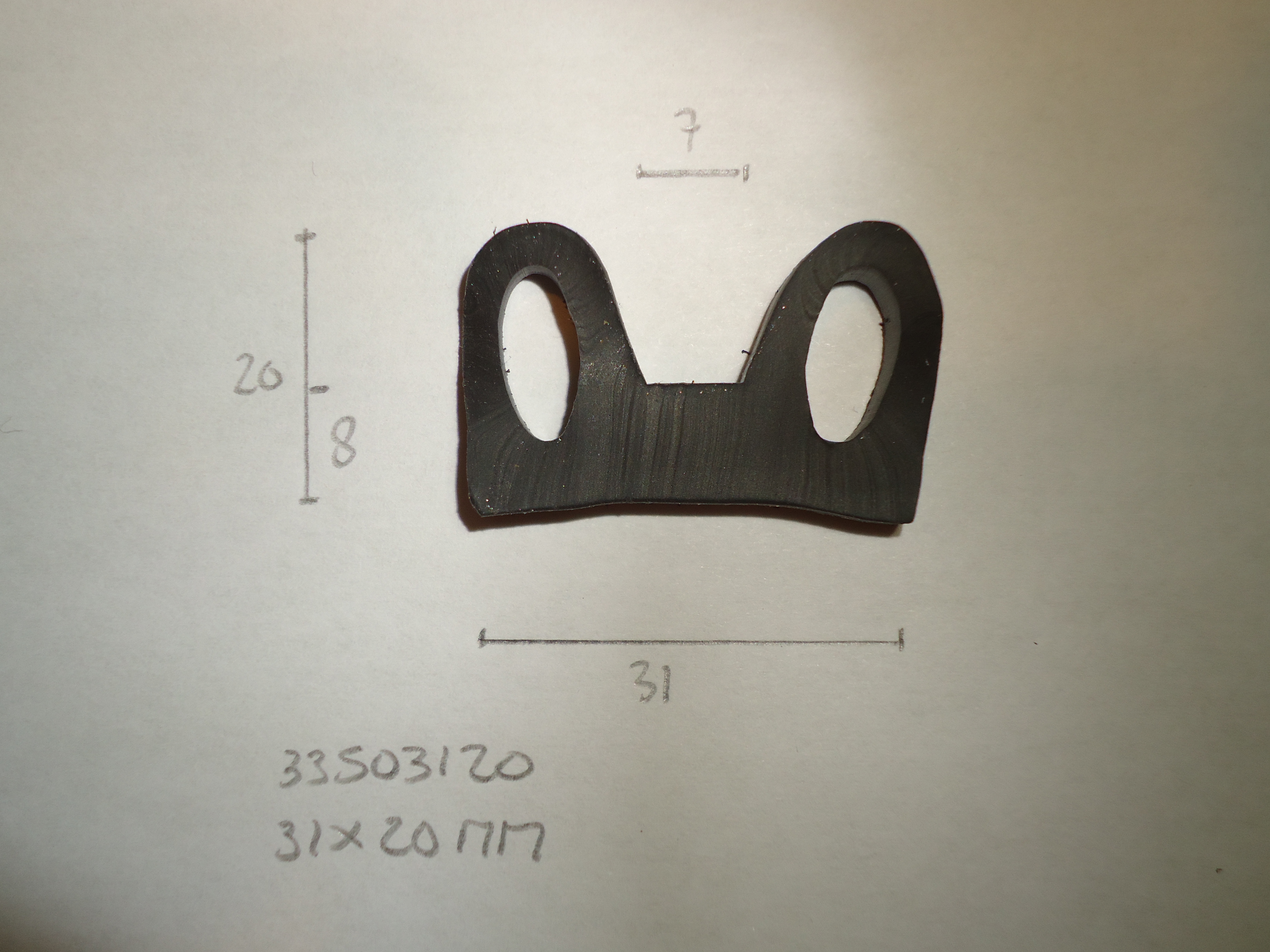 Dubbel kraalprofiel 31x20mm - Dsc07675 - 33503120