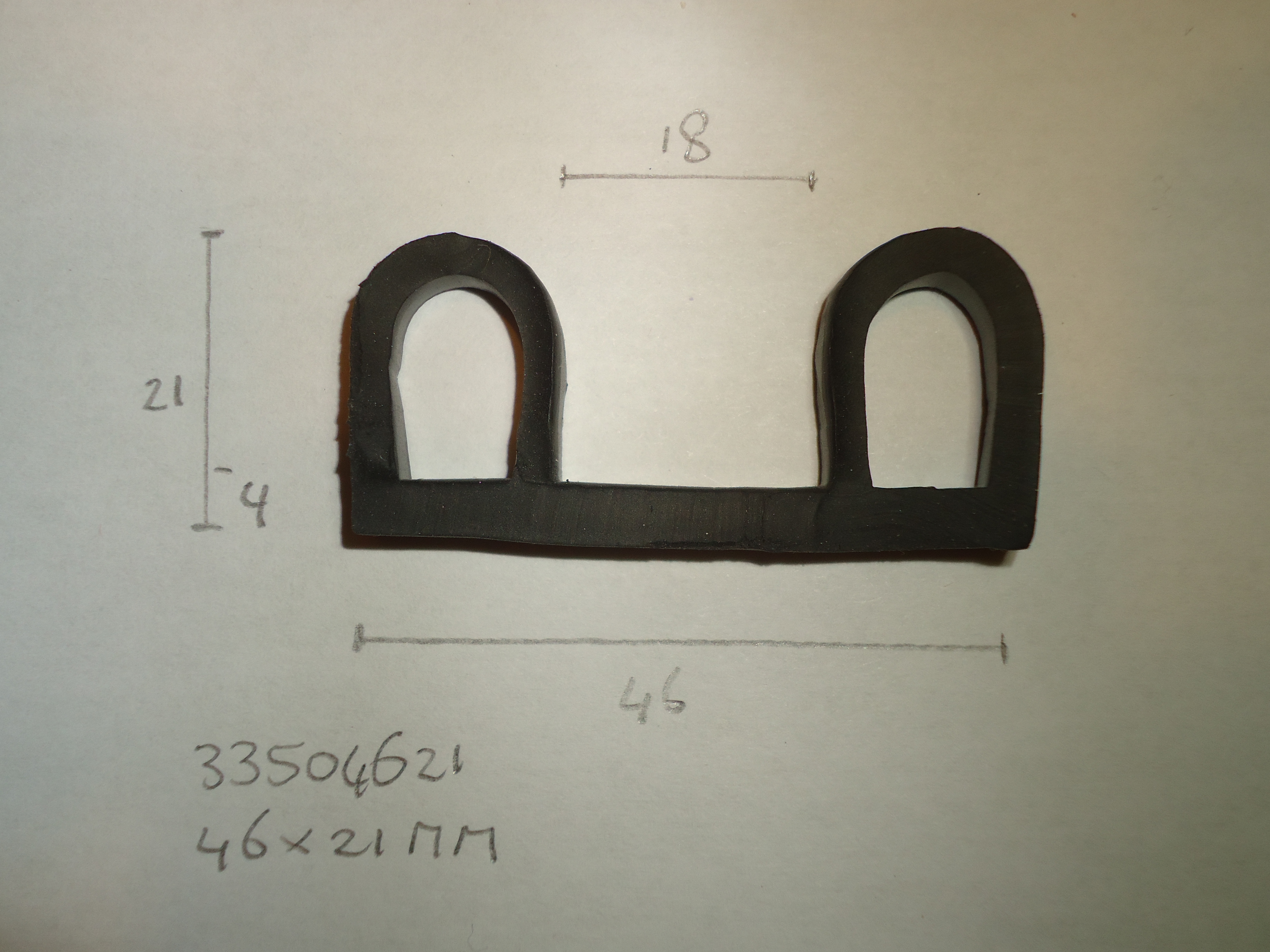 Dubbel kraalprofiel 46x21mm - Dsc07679 - 33504621