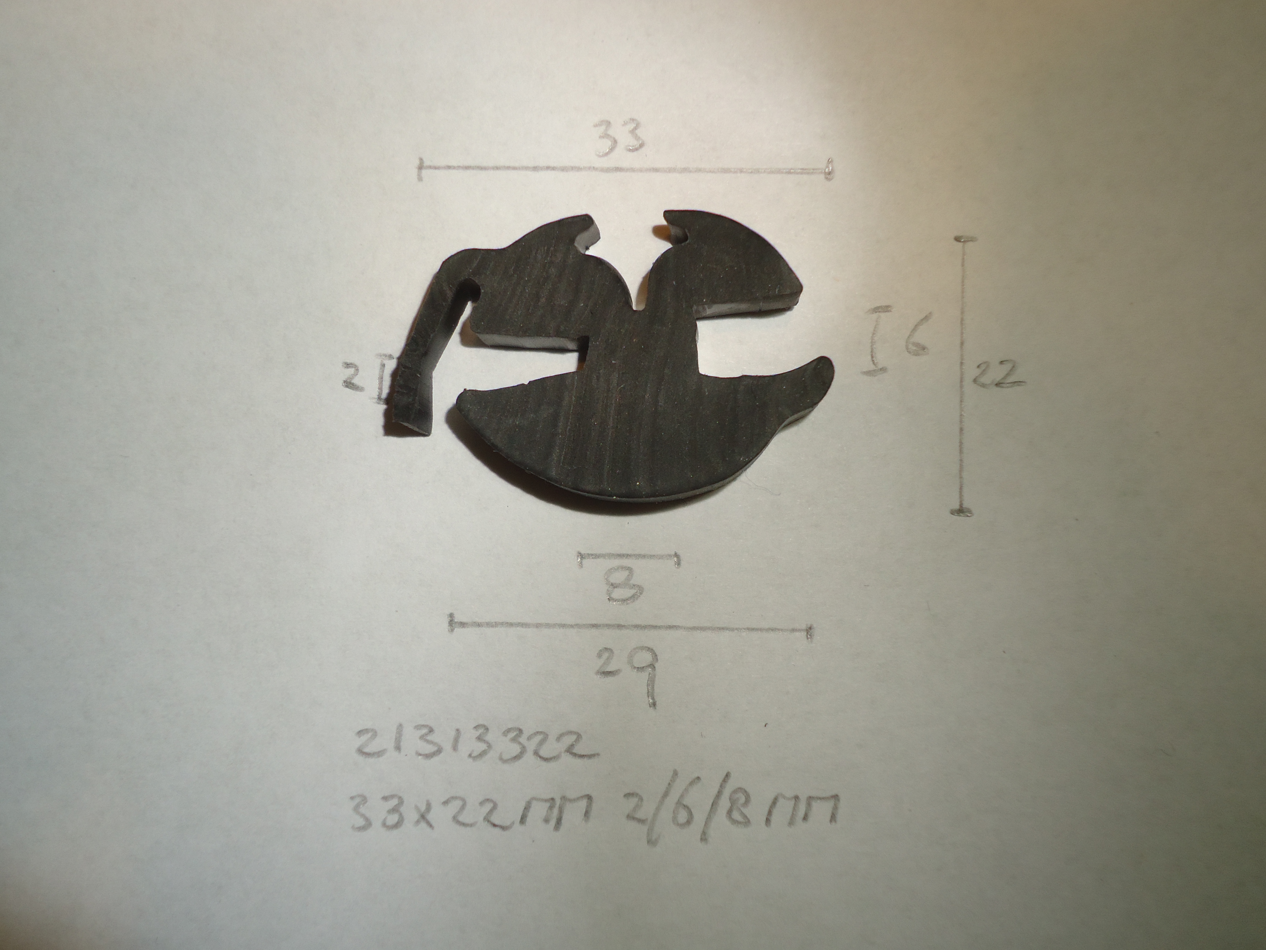 H- profiel 33x22mm 2/6/8mm - Dsc07745 - 21313322