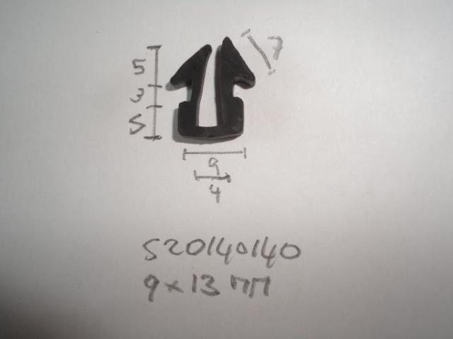 Raamrubber 9x13mm 4mm bi - Dsc07810 - 520140140