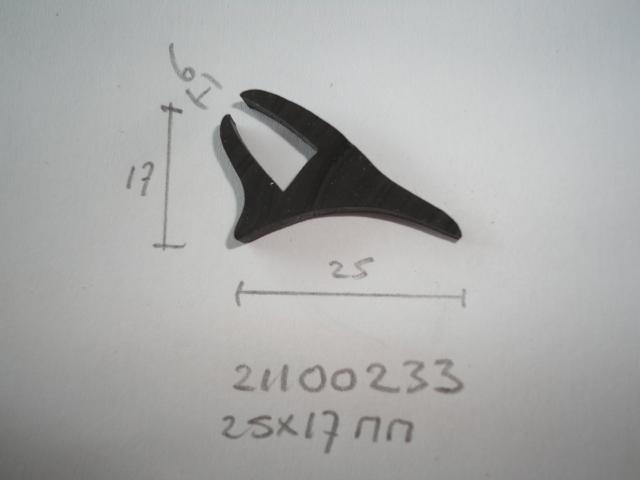 Raamrubber 25x17mm ruit 5- 6mm - Dsc07852 - 21100233