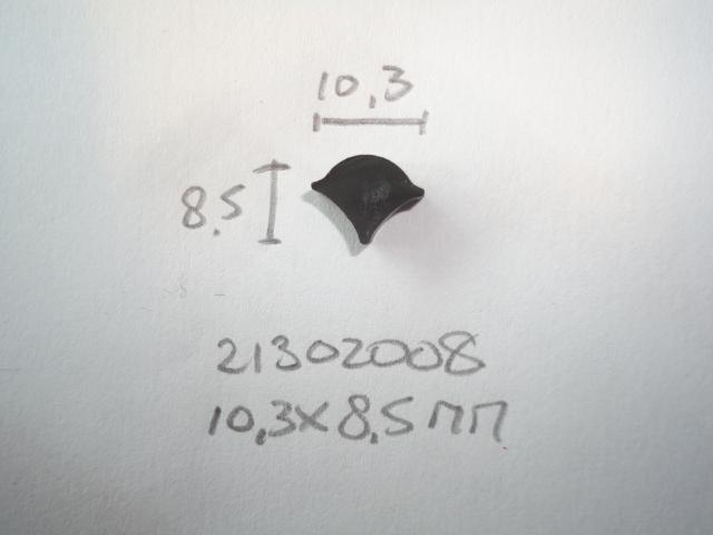 Inlegpees h-profiel 10,3x8,5mm zw - Dsc08104 - 21302008