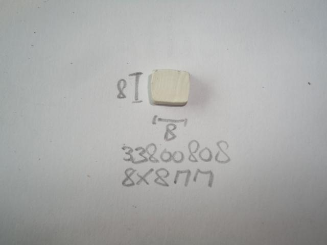 Cr&egrave;me wit snoer 8x8mm - Dsc08166 - 33800808