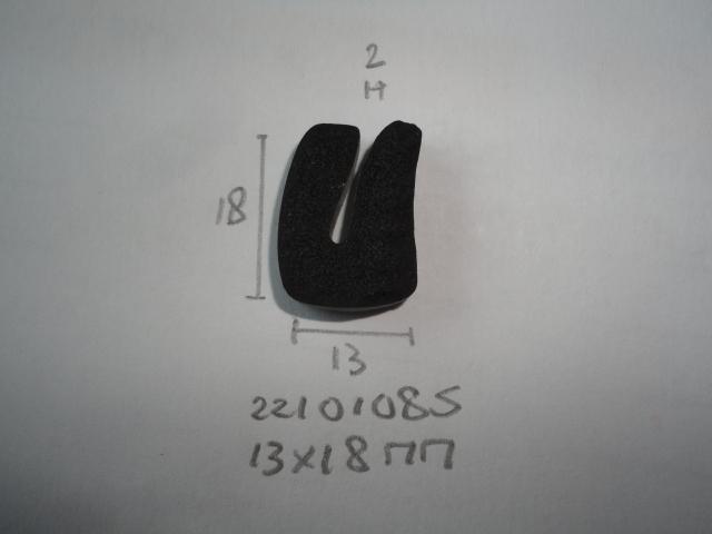 Kofferklep rubber 13x18mm - Dsc08275 - 22101085